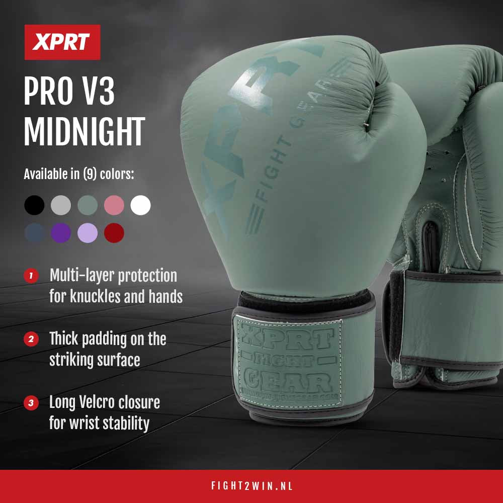 Bokshandschoenen XPRT Pro V3 Goud infographic 7