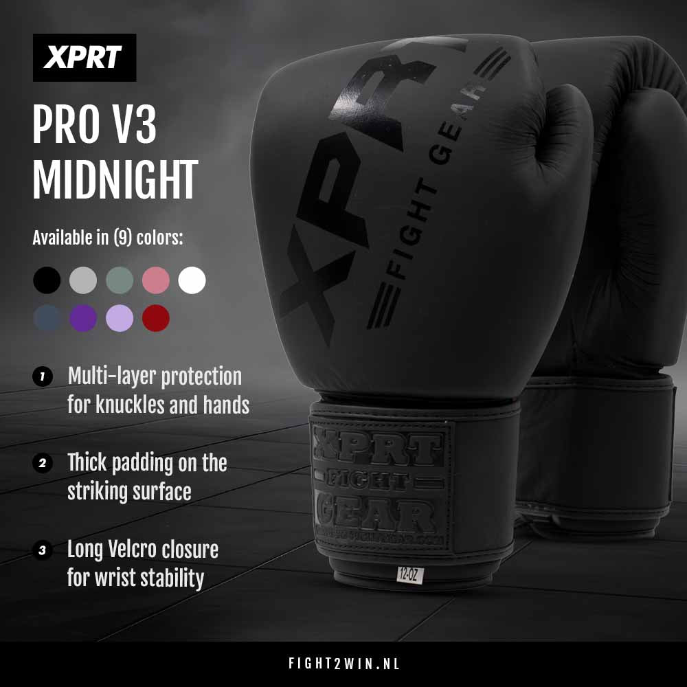 Bokshandschoenen XPRT Pro V3 Amethyst infographic 5
