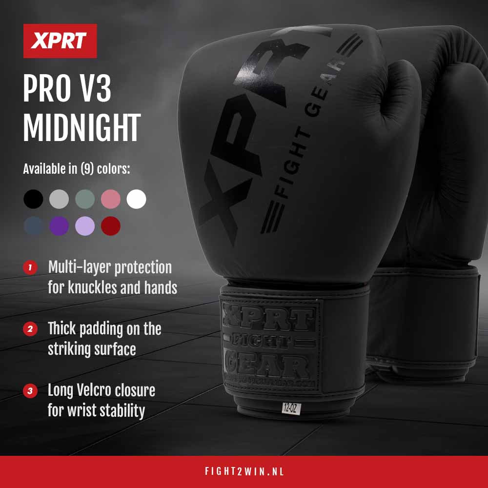 Bokshandschoenen XPRT Pro V3 Goud infographic 1