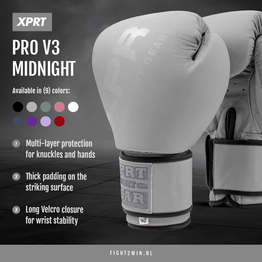 Bokshandschoenen XPRT Pro V3 Amethyst infographic 6
