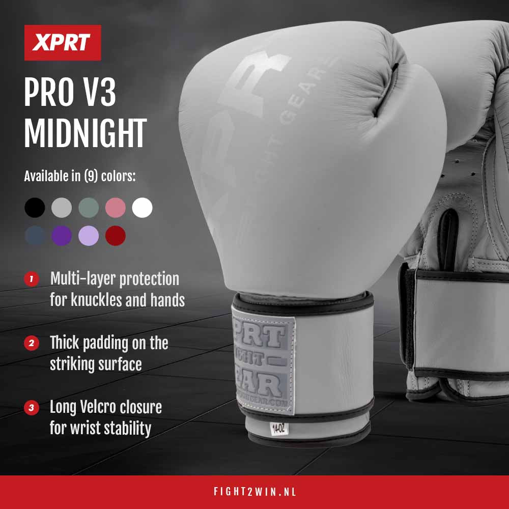 Bokshandschoenen XPRT Pro V3 Goud infographic 5