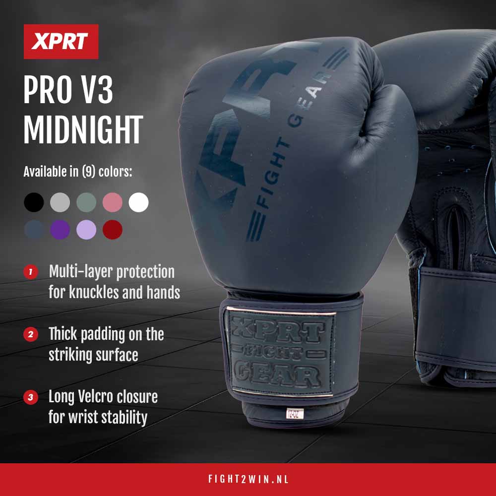 Boxing gloves XPRT Pro V3 White infographic 3