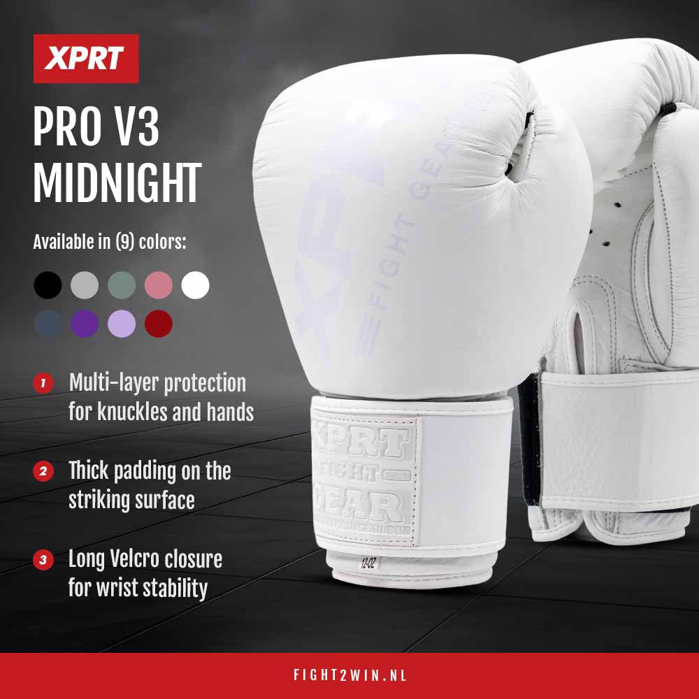 Bokshandschoenen XPRT Pro V3 Goud infographic 9