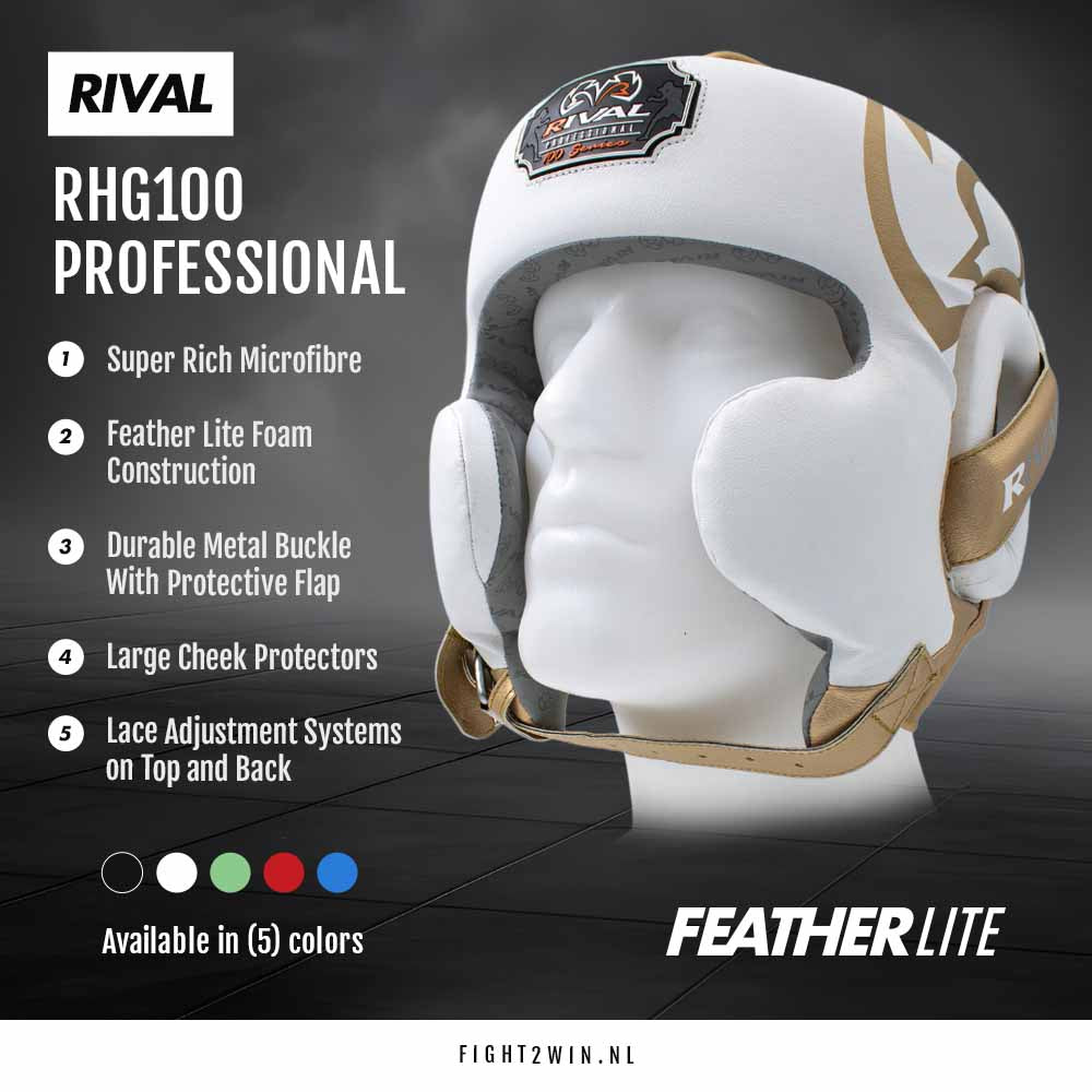 Hovedbeskytter Rival RHG100 Professional Blå-Sølv infographic 4