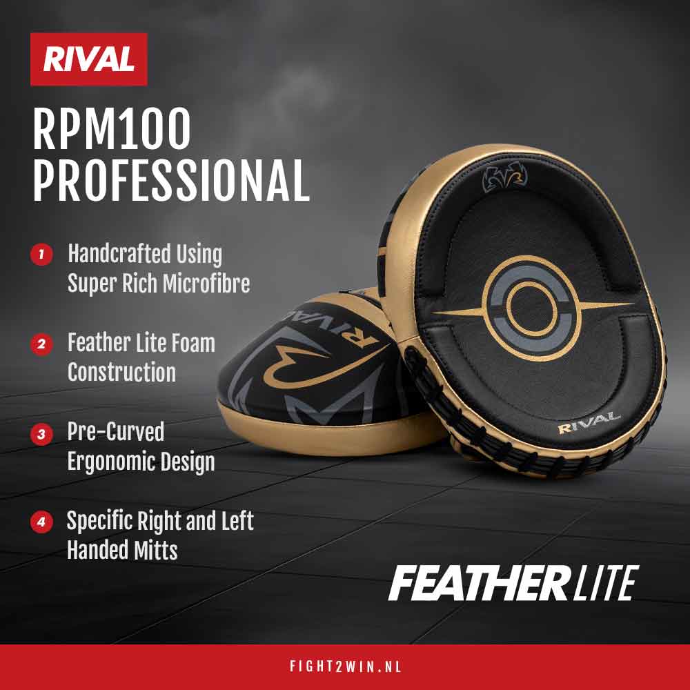 Håndpuder Rival RPM100 Professional Sort infographic 1