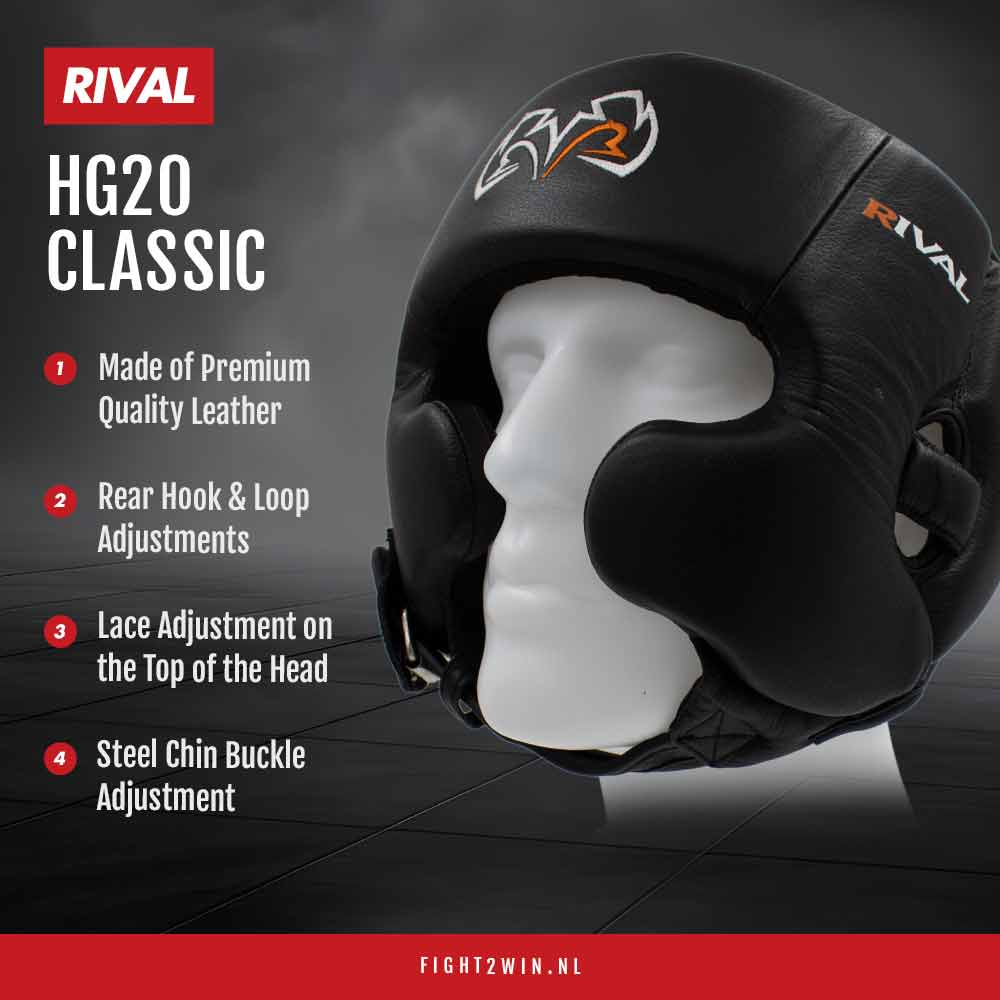Headgear Rival HG20 Classic infographic 1
