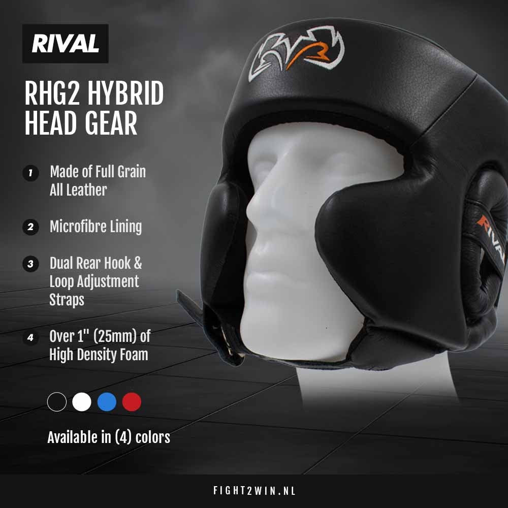 Hovedbeskytter Rival RHG2 Hybrid Blå infographic 2