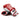 Zakhandschoenen Rival RB100 Professional Rood-Zilver