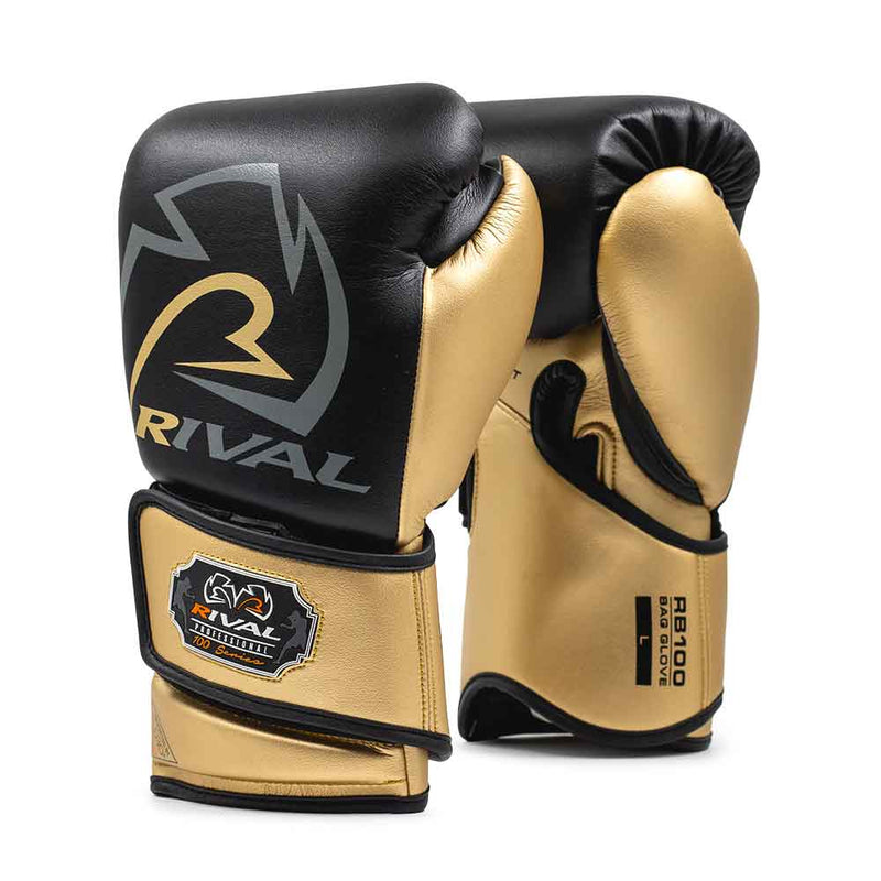 Zakhandschoenen Rival RB100 Professional Zwart-Goud