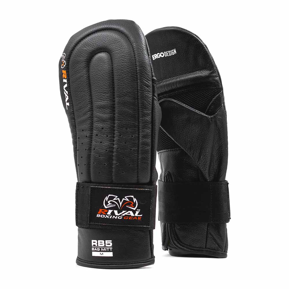 Rival rb5 zakhandschoenen 2 staand zwart