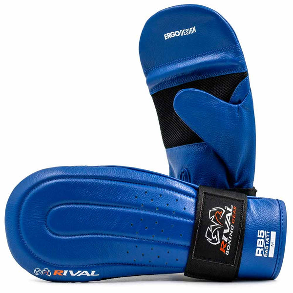 Rival rb5 zakhandschoenen staand en zij blauw