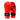 Rival rb5 zakhandschoenen 2 staand rood