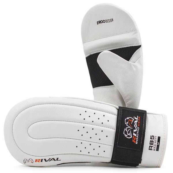 Rival rb5 zakhandschoenen staand en zij wit