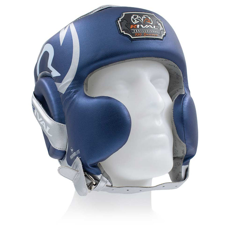 Hoofdbeschermer Rival HG100 Professional Blue Silver