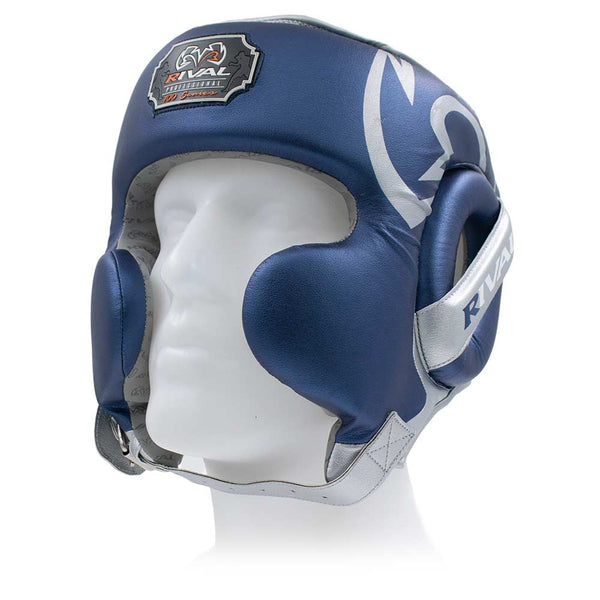 Hoofdbeschermer Rival HG100 Professional Blue Silver