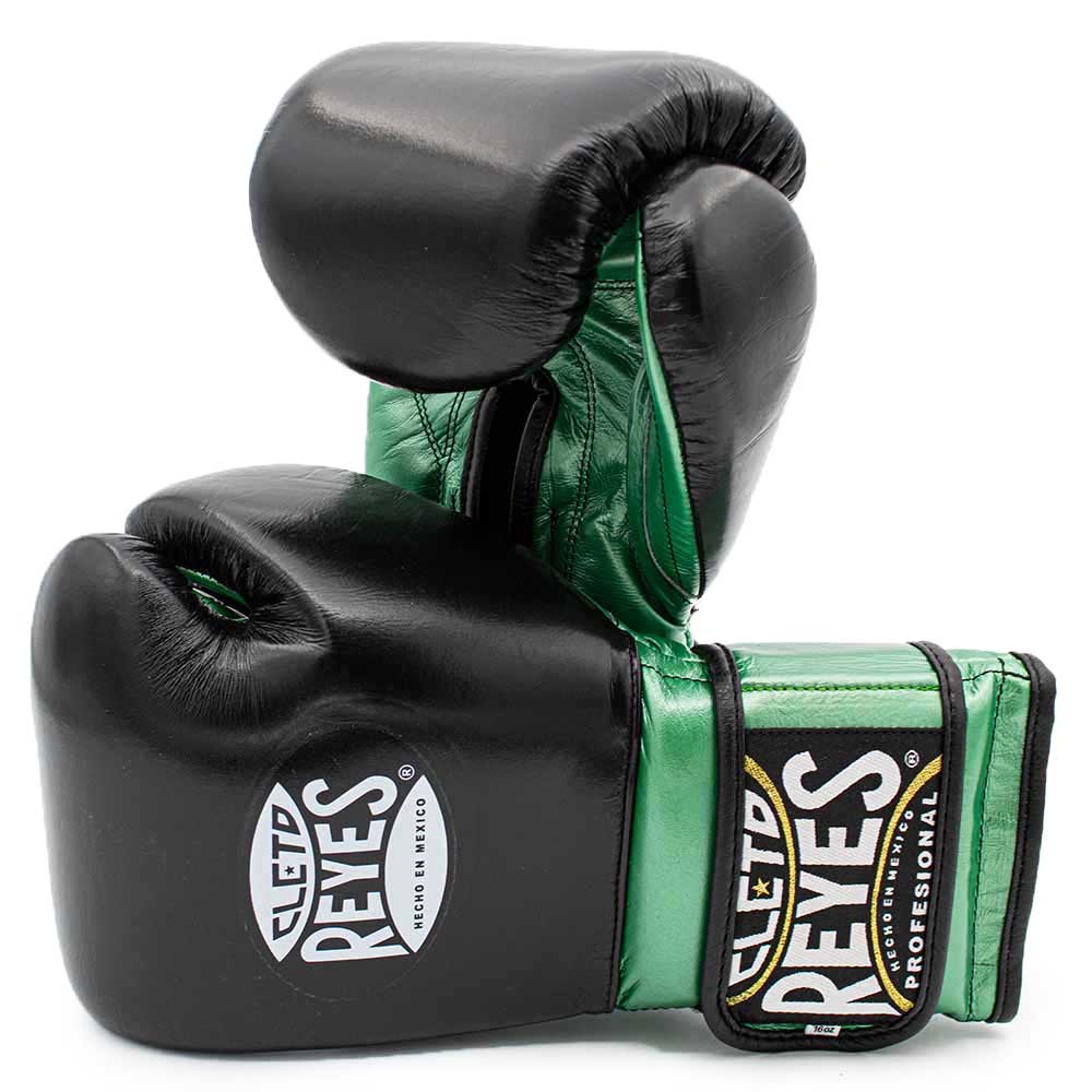 Bokshandschoenen Cleto Reyes Velcro Sparring Black Jade Green (WBC Limited Edition)