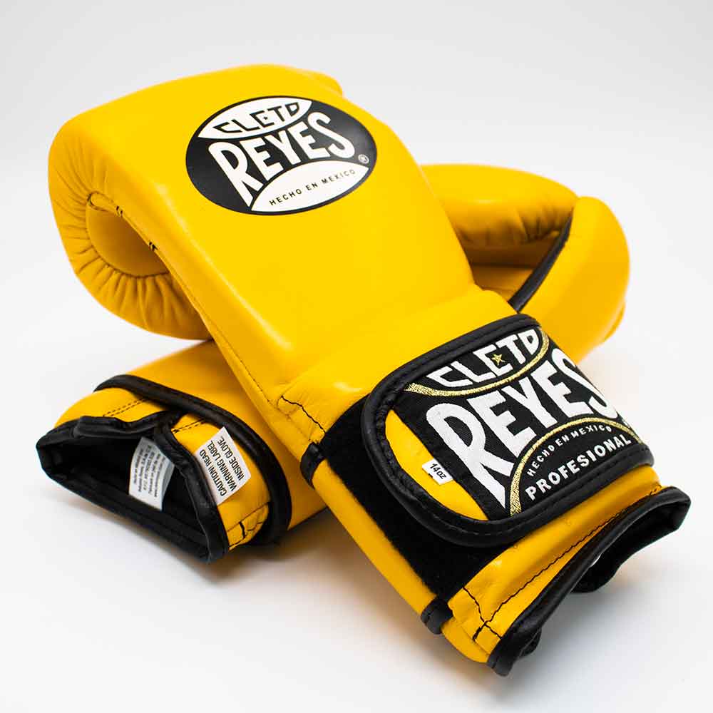 Bokshandschoenen Cleto Reyes Velcro Sparring Sunny Yellow