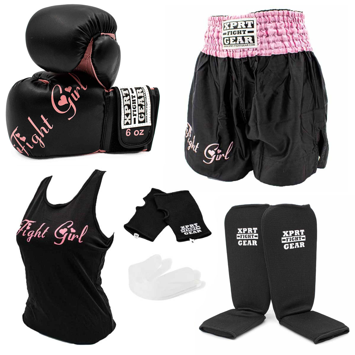 Kinder kickboksset XPRT Fight Girl Black Pink