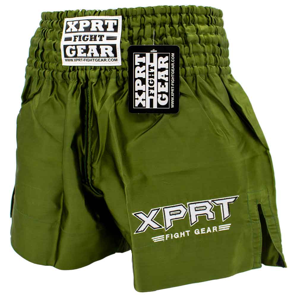 Kickboksbroekje XPRT Plain Khaki Green