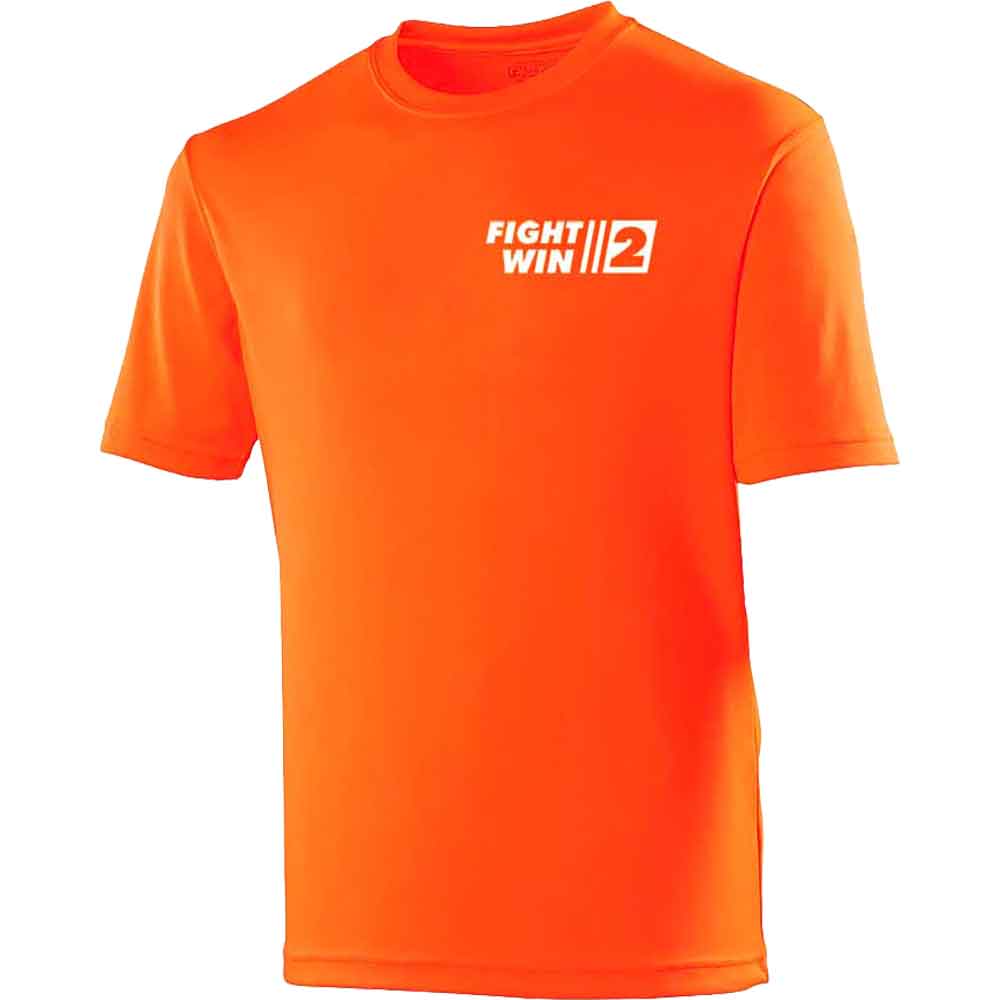 Kinder t-shirt Fight2Win Neoteric™ Electric Orange