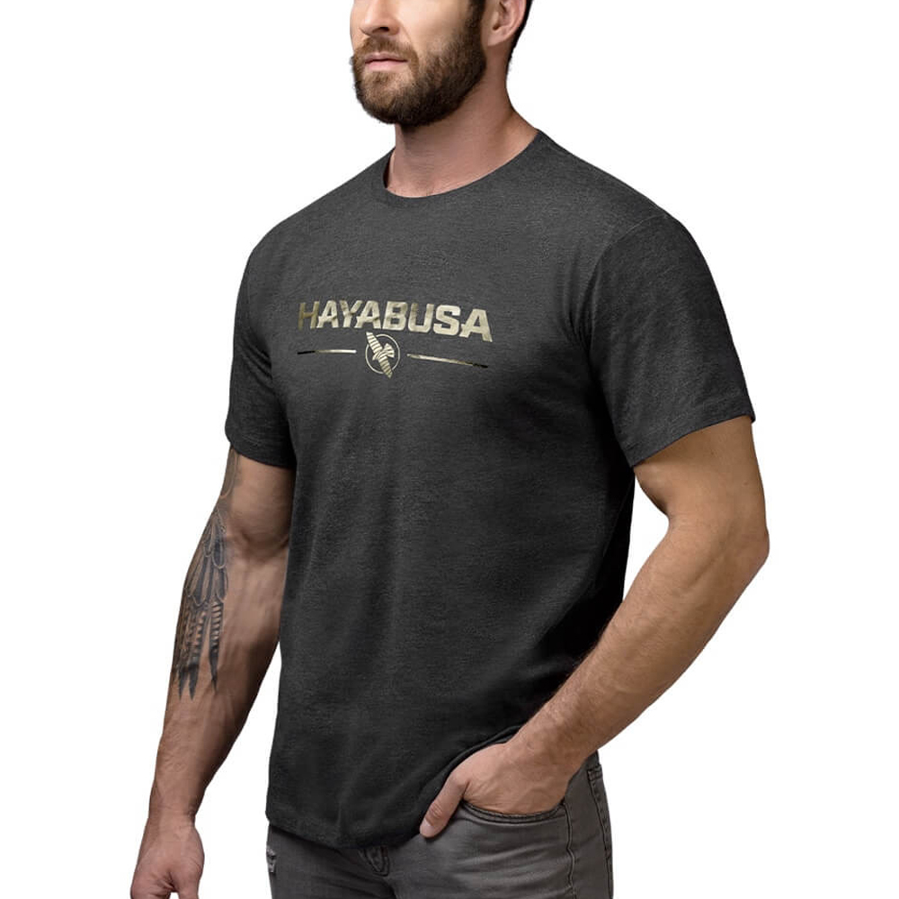 T-shirt Hayabusa Casual Metallic Black