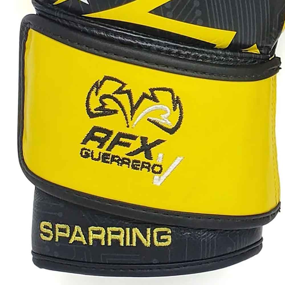 Bokshandschoenen Rival RFX Guerrero V Sparring Black Yellow (P4P edition)