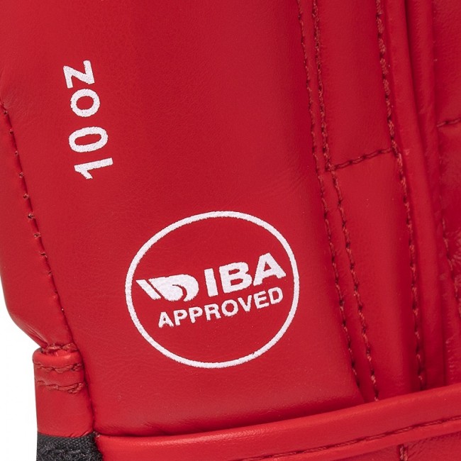 Bokshandschoenen Adidas IBA Approved rood